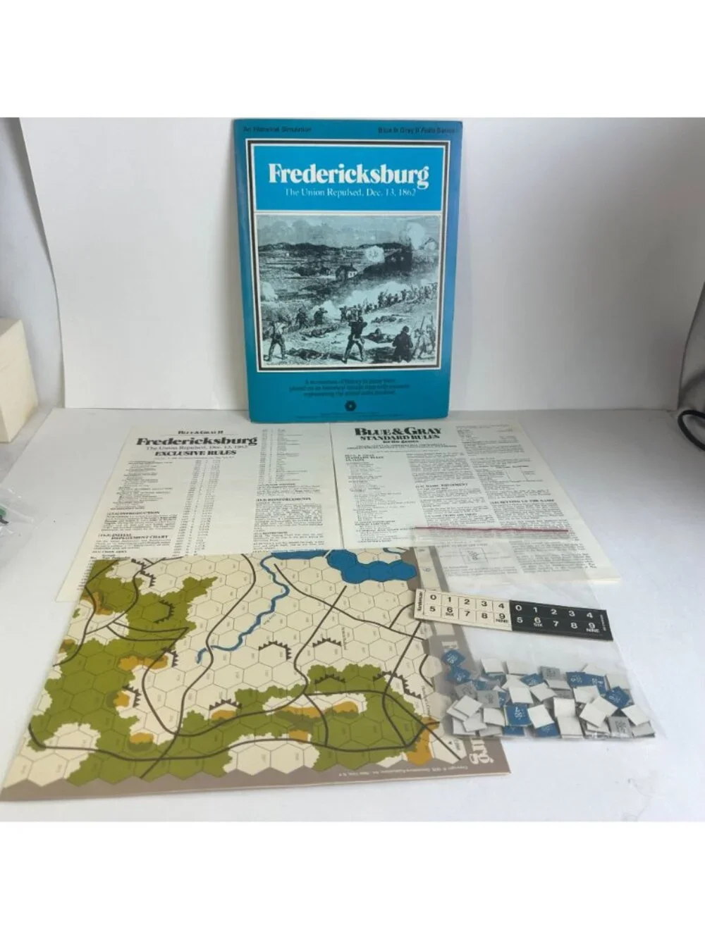 Lot Of 5 SPI Wargame Folios Hooker & Lee Fredericksburg Antietam Etc